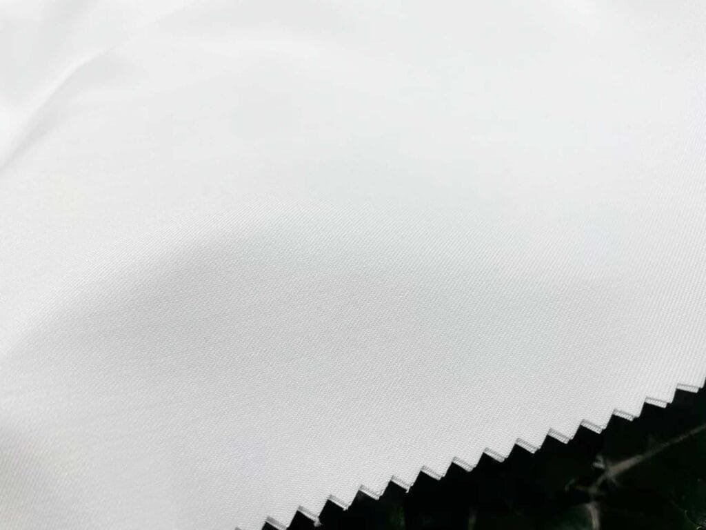 light weight white twill fabric for men's shirt summer