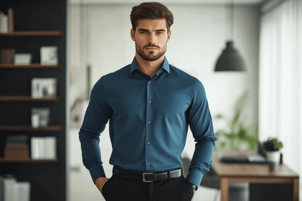organic bamboo fabric for men's shirts